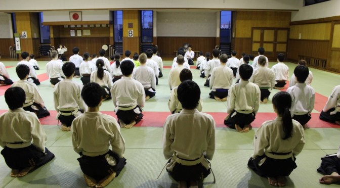 Yliopiston Taido Japanissa 2015 Osa 3: Treenit Korenkan-dojolla Nakano-sensein kanssa