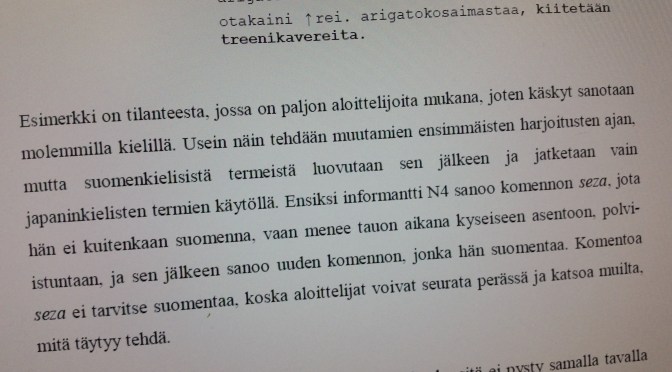 Taidokkaita termejä – Taidoa kielentutkijan näkökulmasta