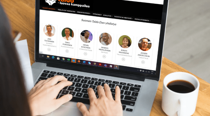 Dan-yhdistyksen puheenjohtajan kahvikutsu