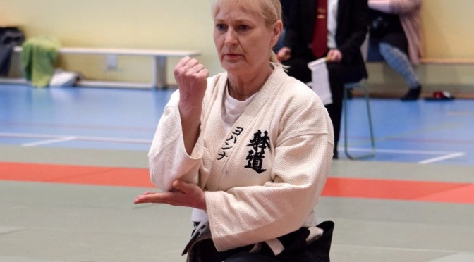 Taidoka Johanna Ruokosalmelle 7.dan vyöarvo